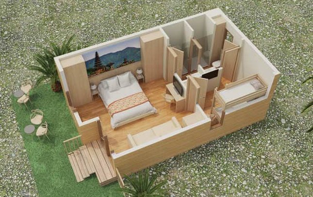 «polynesian supreme standard» с двумя спальнями Magic Natura Animal, Waterpark Resort Бенидорме