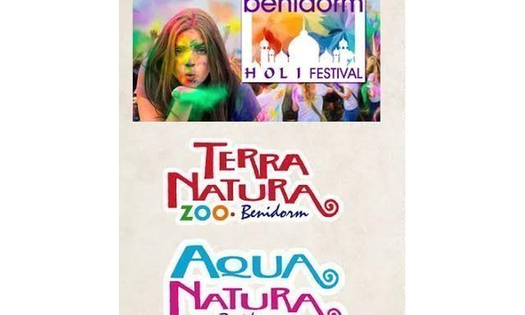Fiesta Holi Festival<br>(19 de Agosto) Magic Natura Animal, Waterpark Resort Бенидорме Fiesta Holi Festival<br>(19 de Agosto) Magic Natura Animal, Waterpark Resort Бенидорме